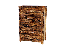 Rustic Log Furniture Inc Five Drawer Chest