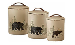 Rustic Retreat canisters