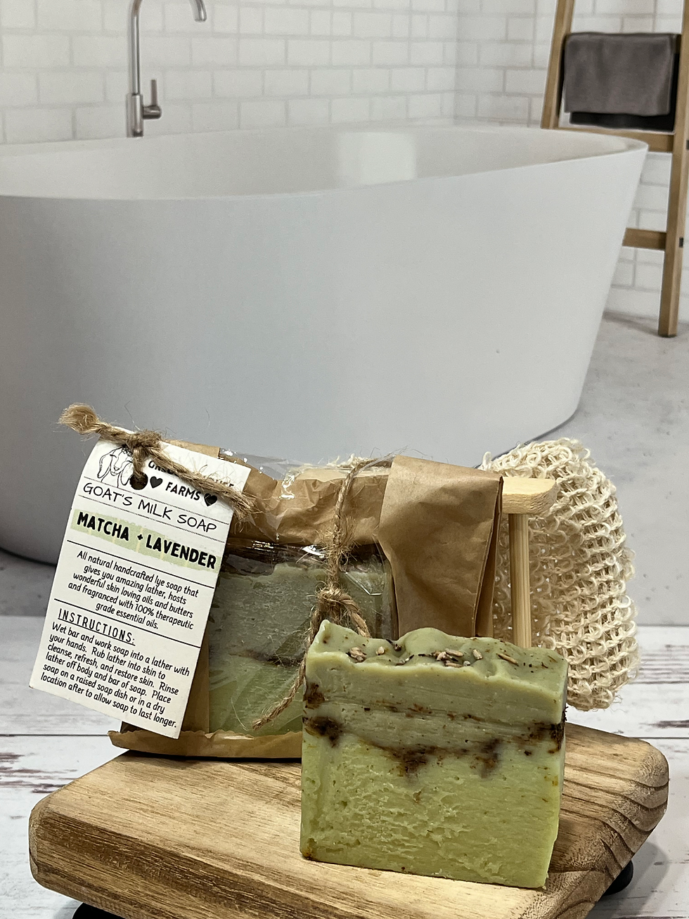 Thumbnail: Matcha Lavender Goat Milk Soap