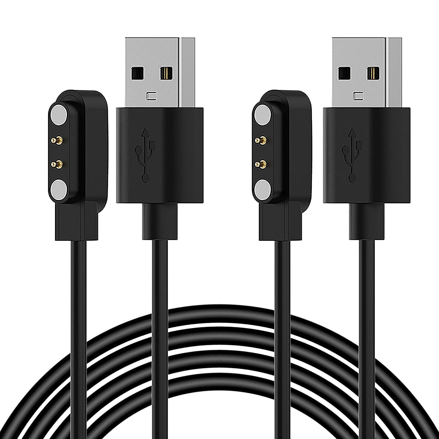 Replacement magnetic charger cables for NONGAMX smartwatch.