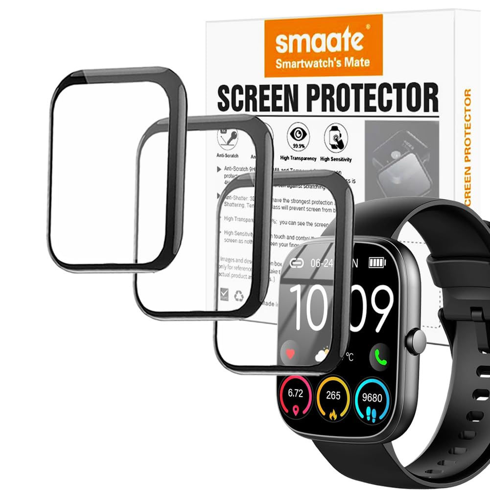 Smaate T60 1.91-inch 3D Screen Guard Trio pack.
