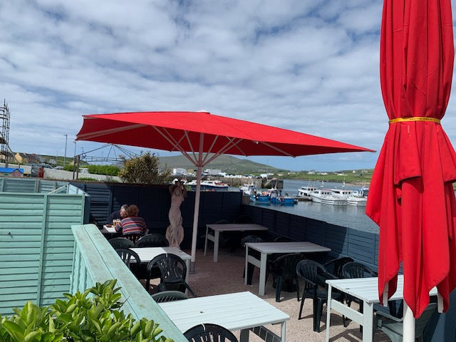 Parasol Lead View for Smuggler's Cafe in Portmagee