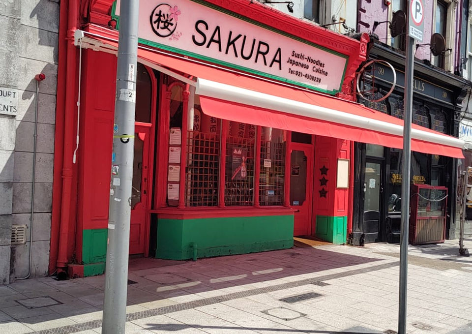 Retractable Awning Front View for Sakura in Cork