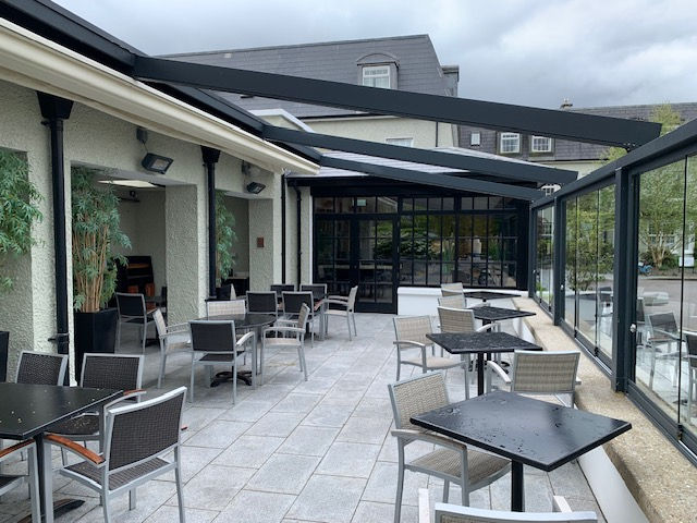 Pergola Front View for Ballingarry Hotel in Tralee