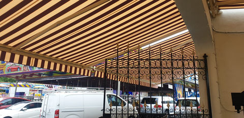 Retractable Awning Lead View for The Arbutus Hotel in Killarney