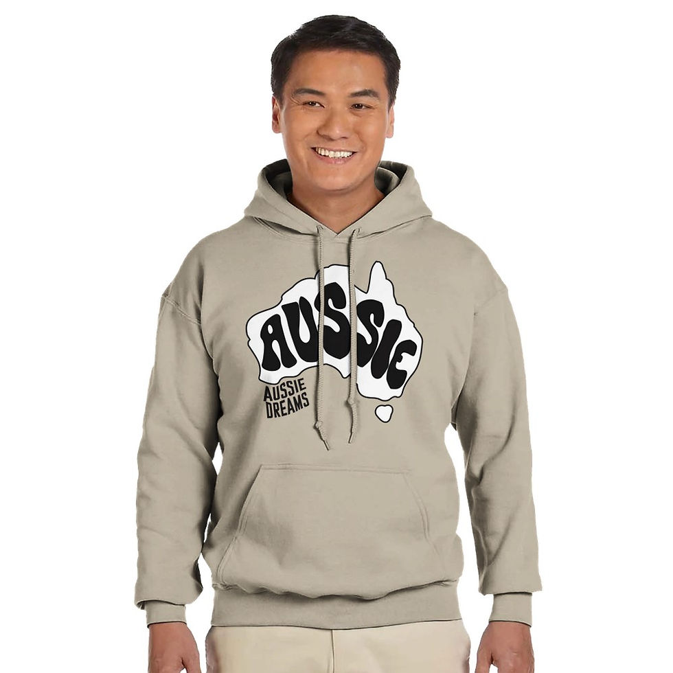 Miniatura: Hoodie Aussie Nude