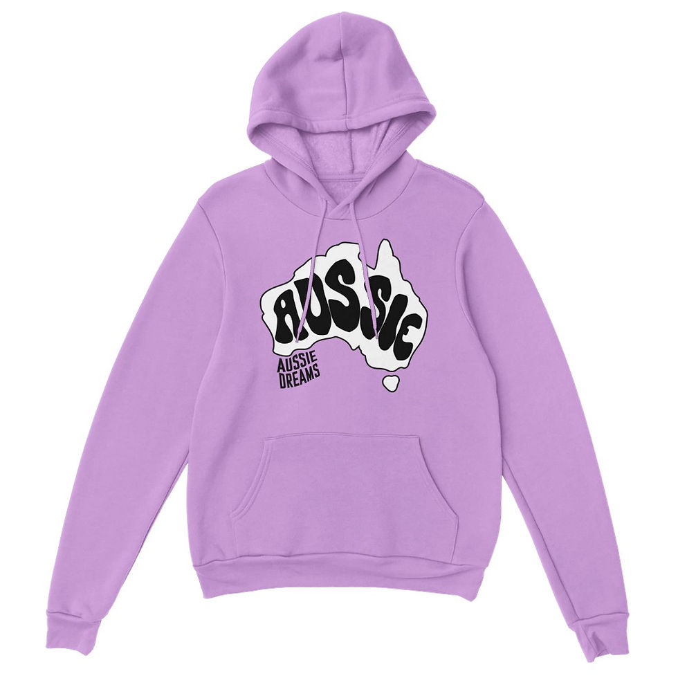 Miniatura: Hoodie Aussie Lila