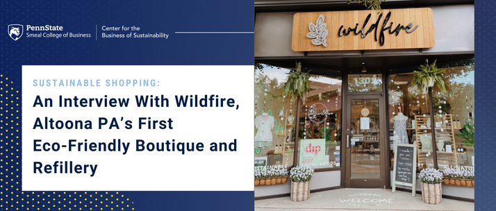 Sustainable Shopping: An Interview With Wildfire, Altoona PA’s First Eco-Friendly Boutique and Refillery
