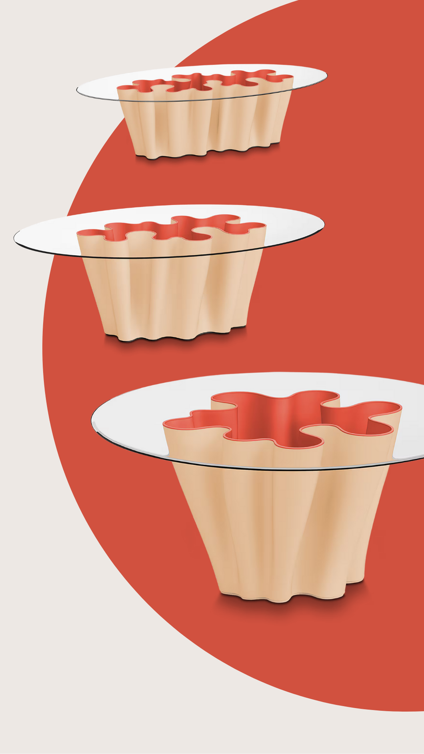 Anemona Table by Atelier Biagetelli, Objets Nomades by Louis Vuitton