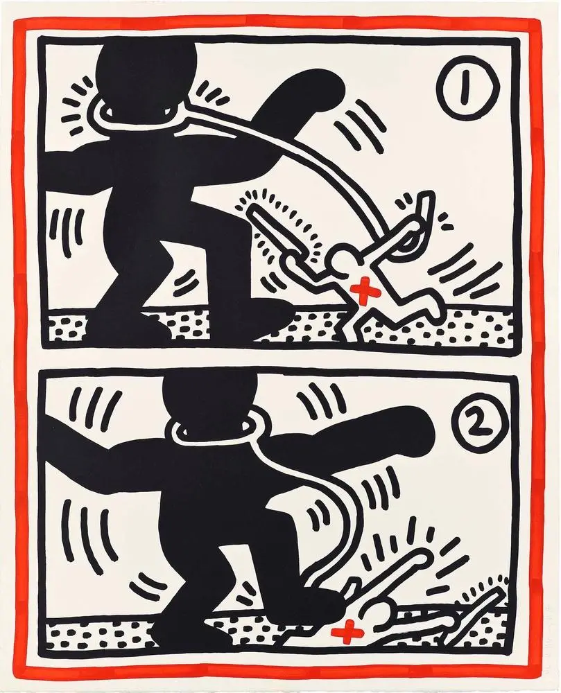 Keith Haring, Stop Apartheid