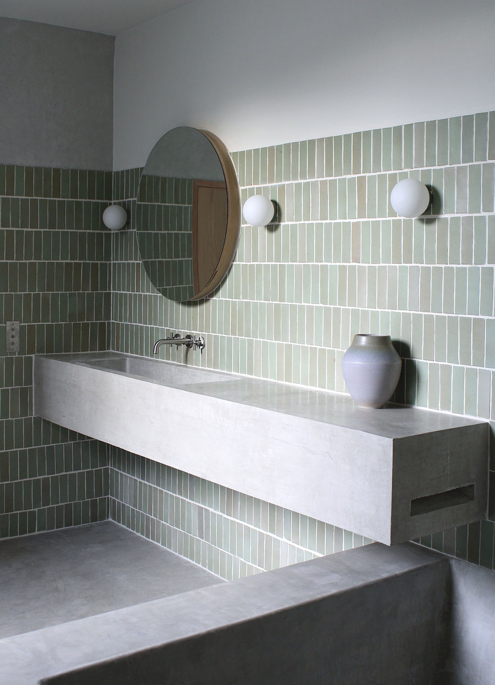 Ceramic Tiles of LOFA Ceramics in Brick Pattern