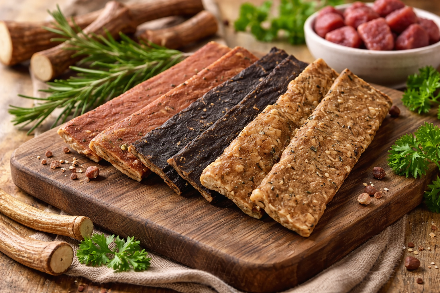 Meaty strips