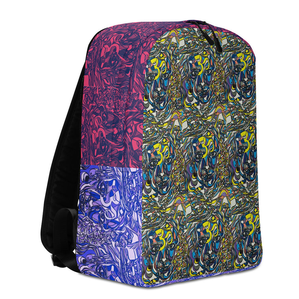 Thumbnail: Ch'Lu Vibration "Tri-colore Goddess Within" Laptop Bag/Backpack 