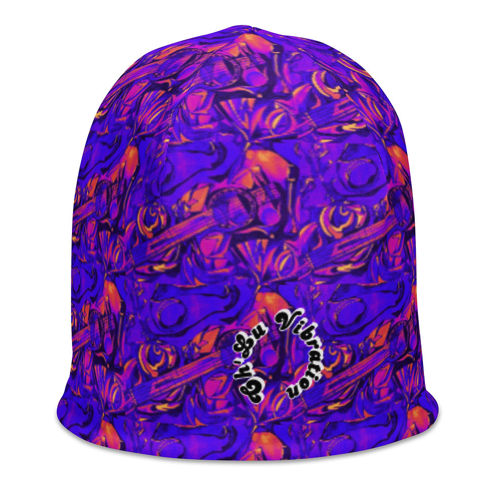 Thumbnail: Ch'Lu Vibration "Entr'acte" All-Over Print Beanie