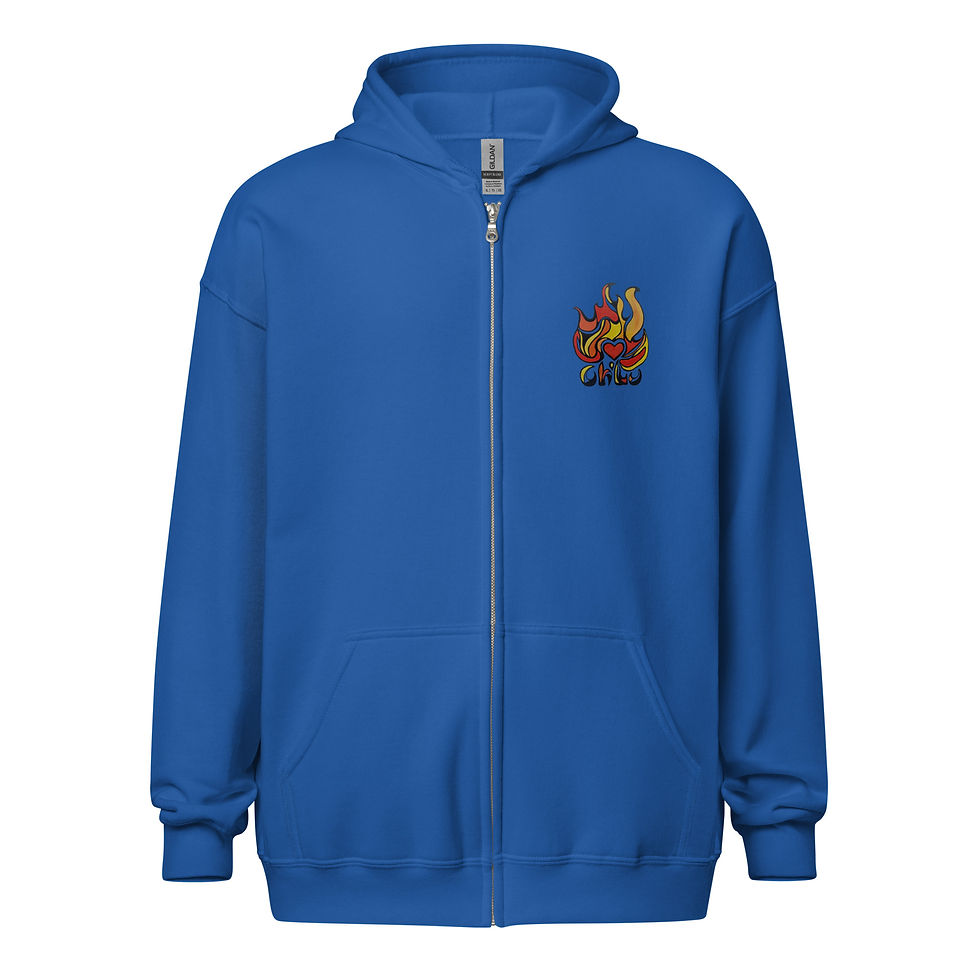 Thumbnail: Ch'Lu Campfire Unisex Zip Hoodie