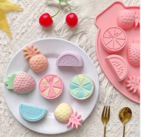 Miniatura: MOLDE DE SILICONA FRUTAS X 9 CAVIDADES