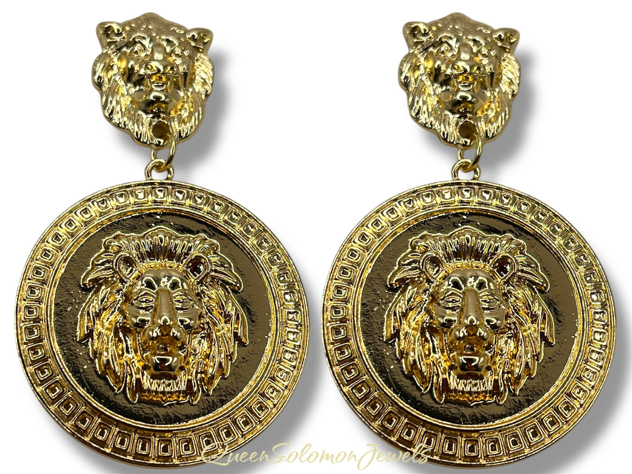 Tampa Lion Earrings 