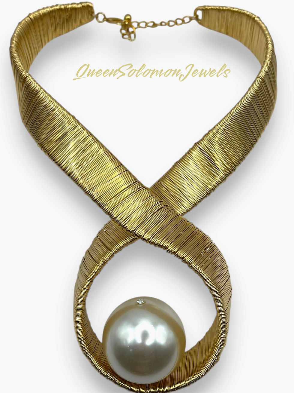 Thumbnail: Twisty Pearl  Necklace 