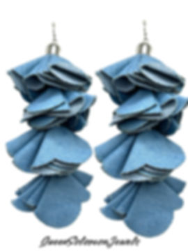 Denim Dooby Earrings 