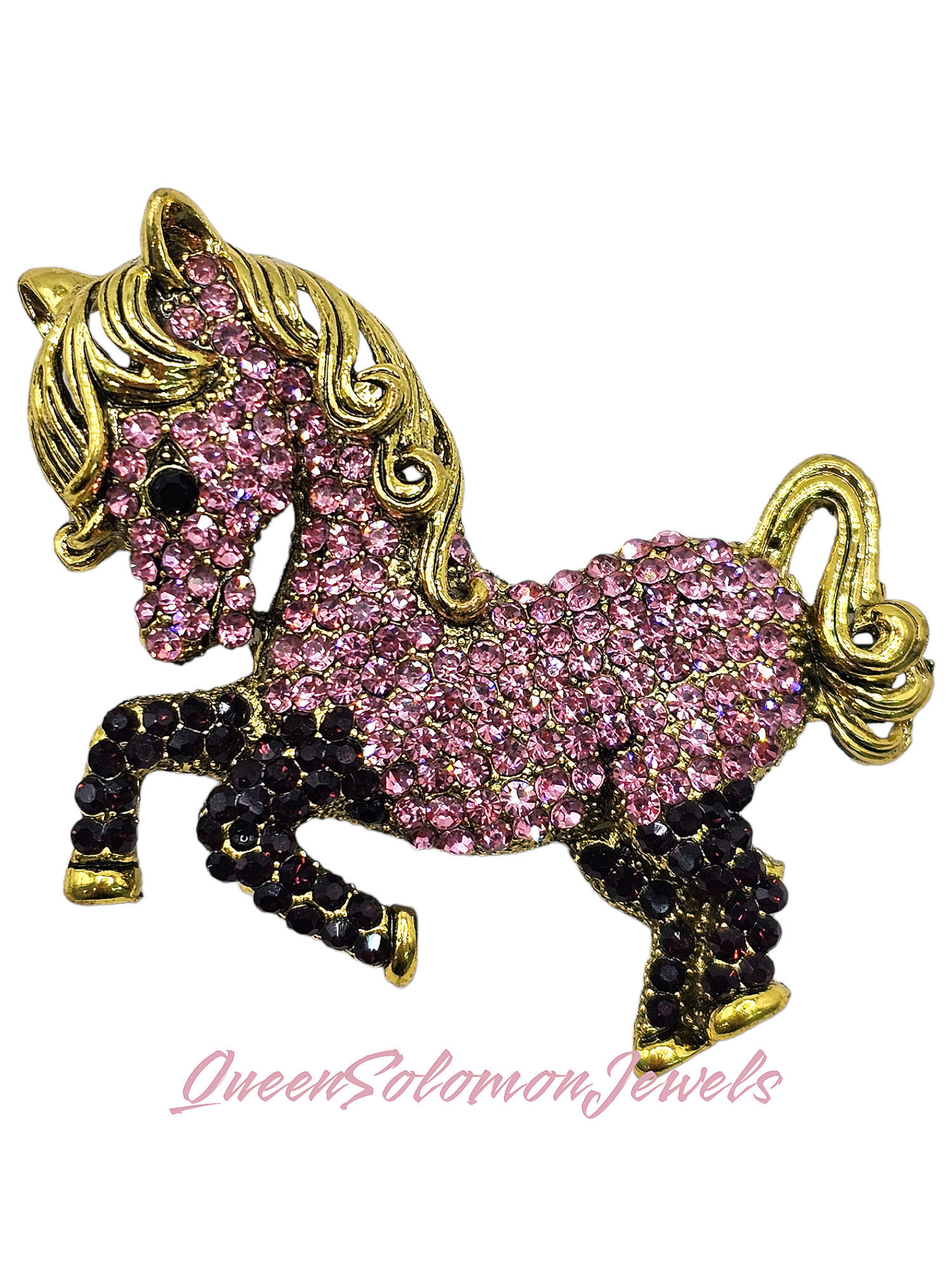 Push Up Pony Brooch 