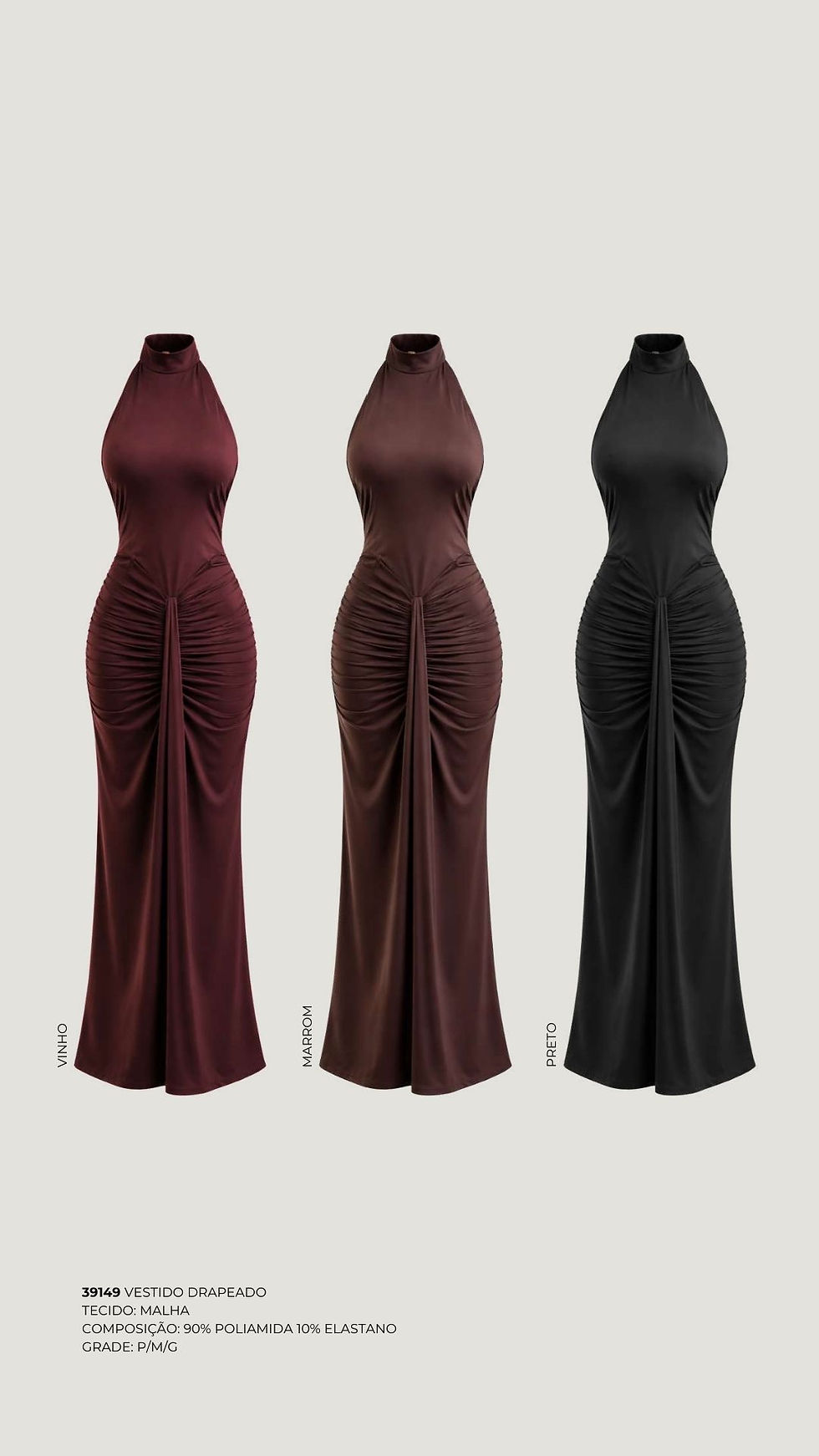 Miniatura: Vestido Drapeado