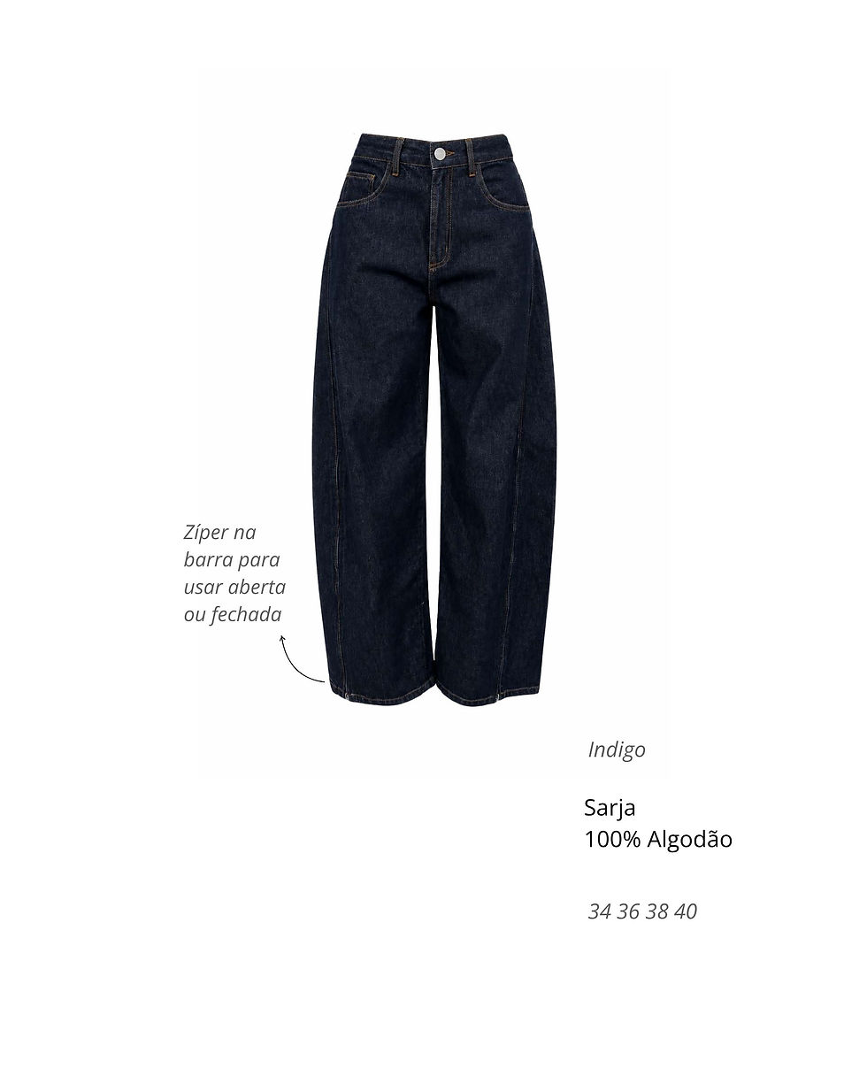 Miniatura: Calça Jeans com Ziper Joana
