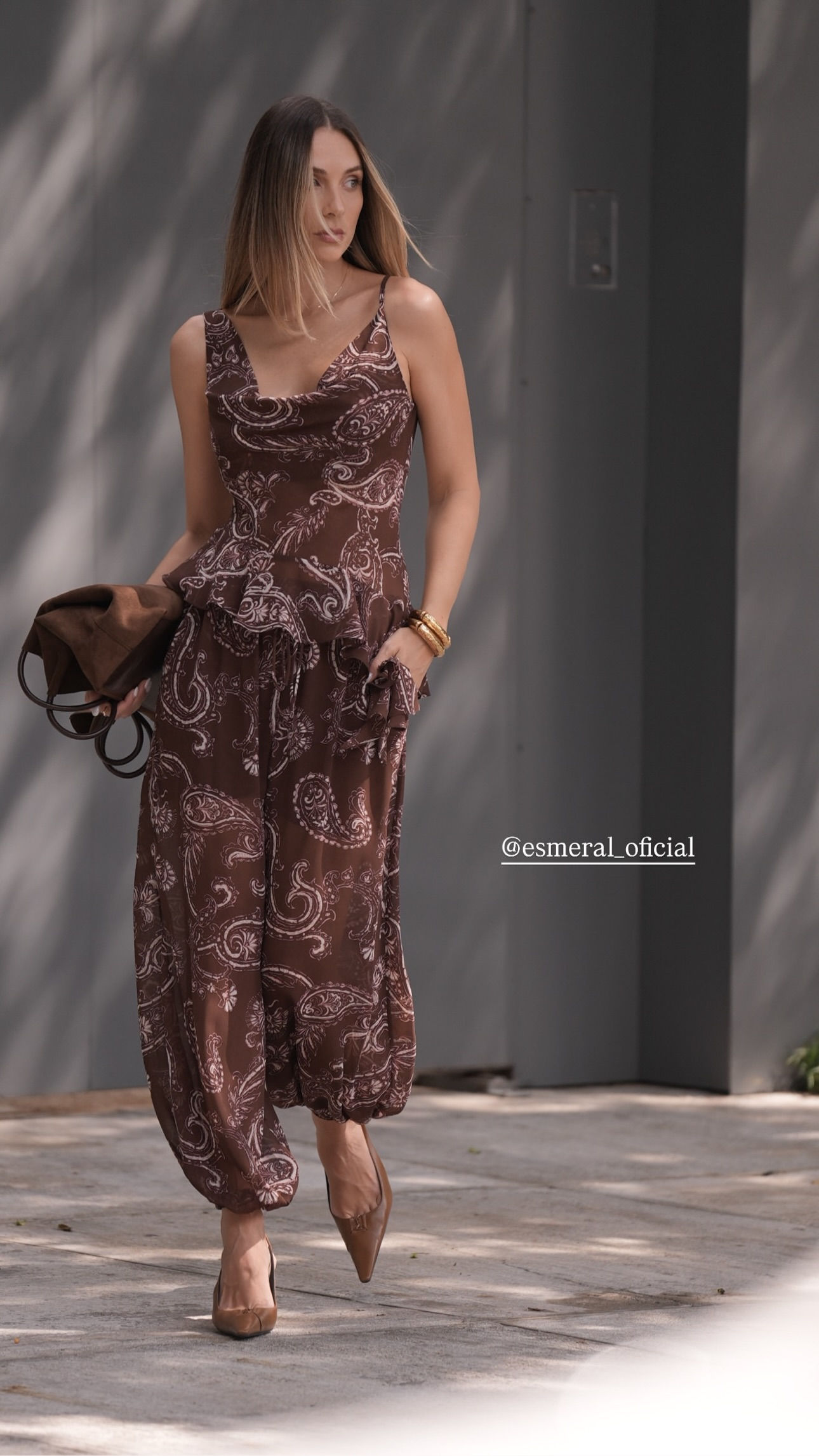 Blusa DegagĂȘ Paisley