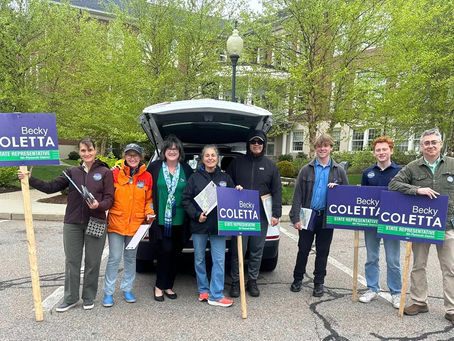 Knocking on doors in Duxbury