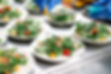 Freshly made healthy salads.