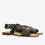 Thumbnail: Shabbies Amsterdam SH001601261W Sling sandal vanchet Dark brown