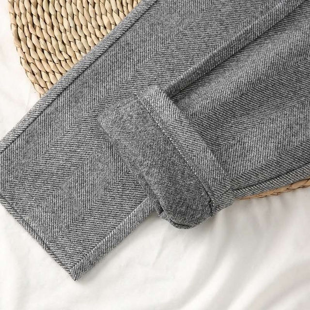 Miniatura: Woolen Pants Women's Harem Pencil Pants 2026 Autumn Winter High Waisted Casual S