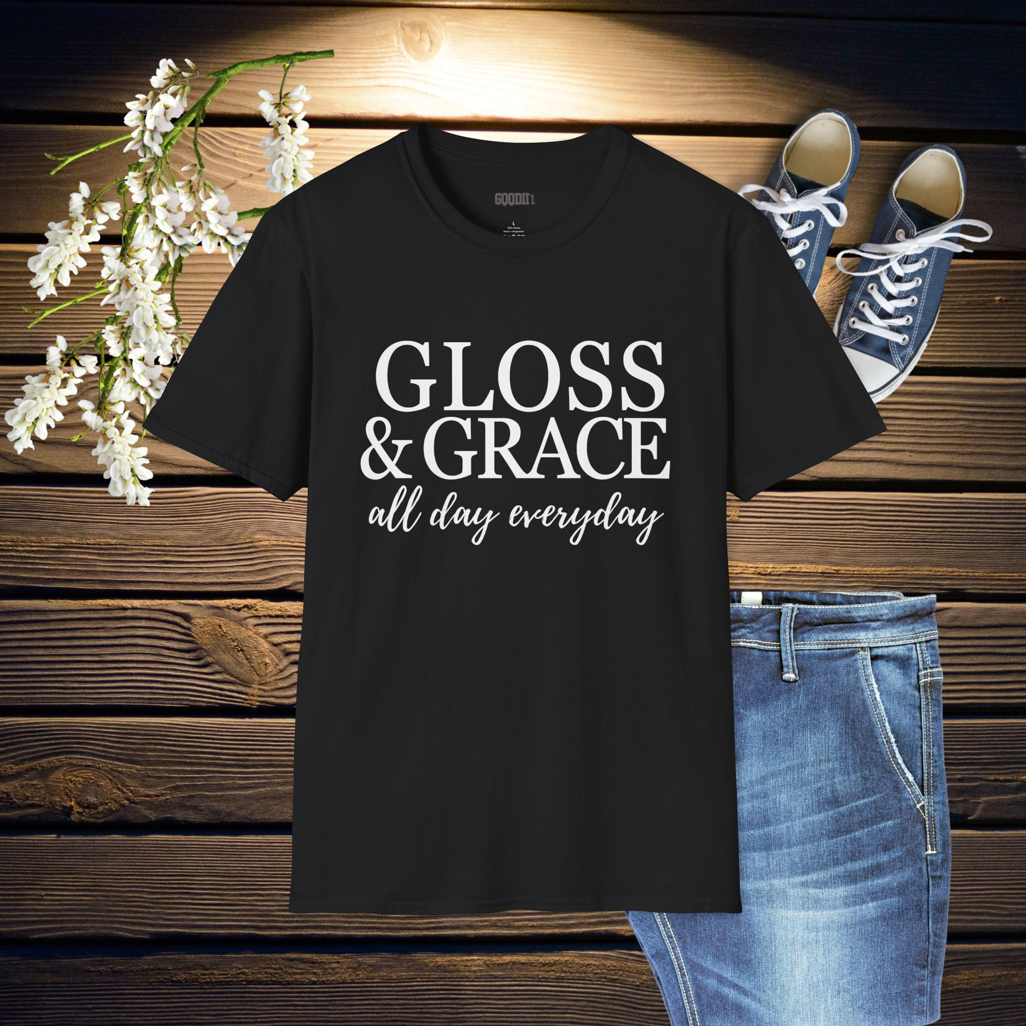 Gloss & Grace T-Shirt - White