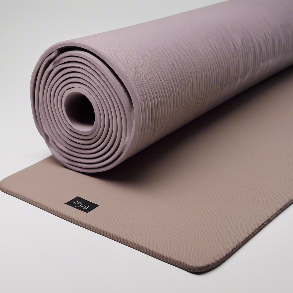 Yoga Mat with Alignment Lines
