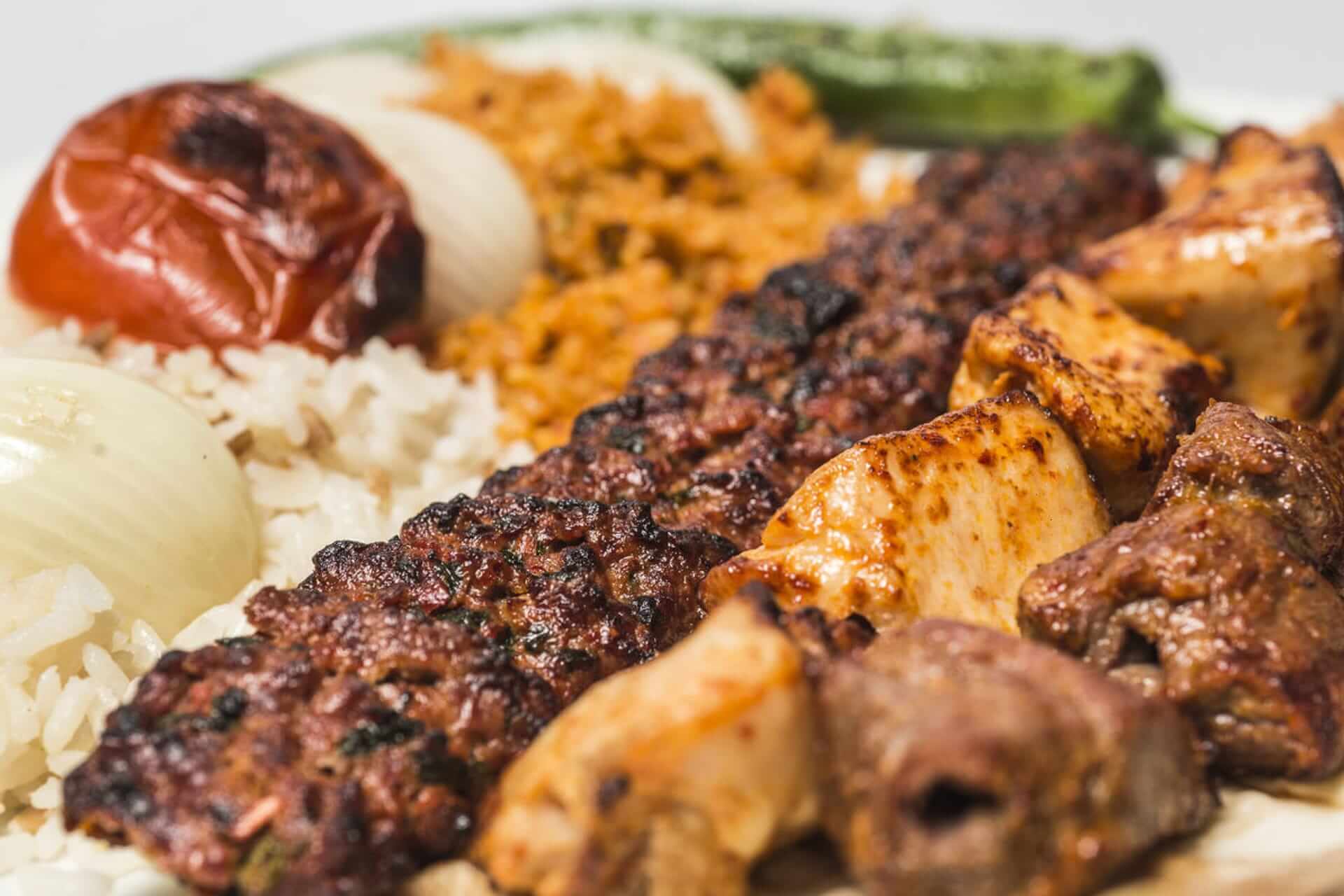 Arranged Food and Objects