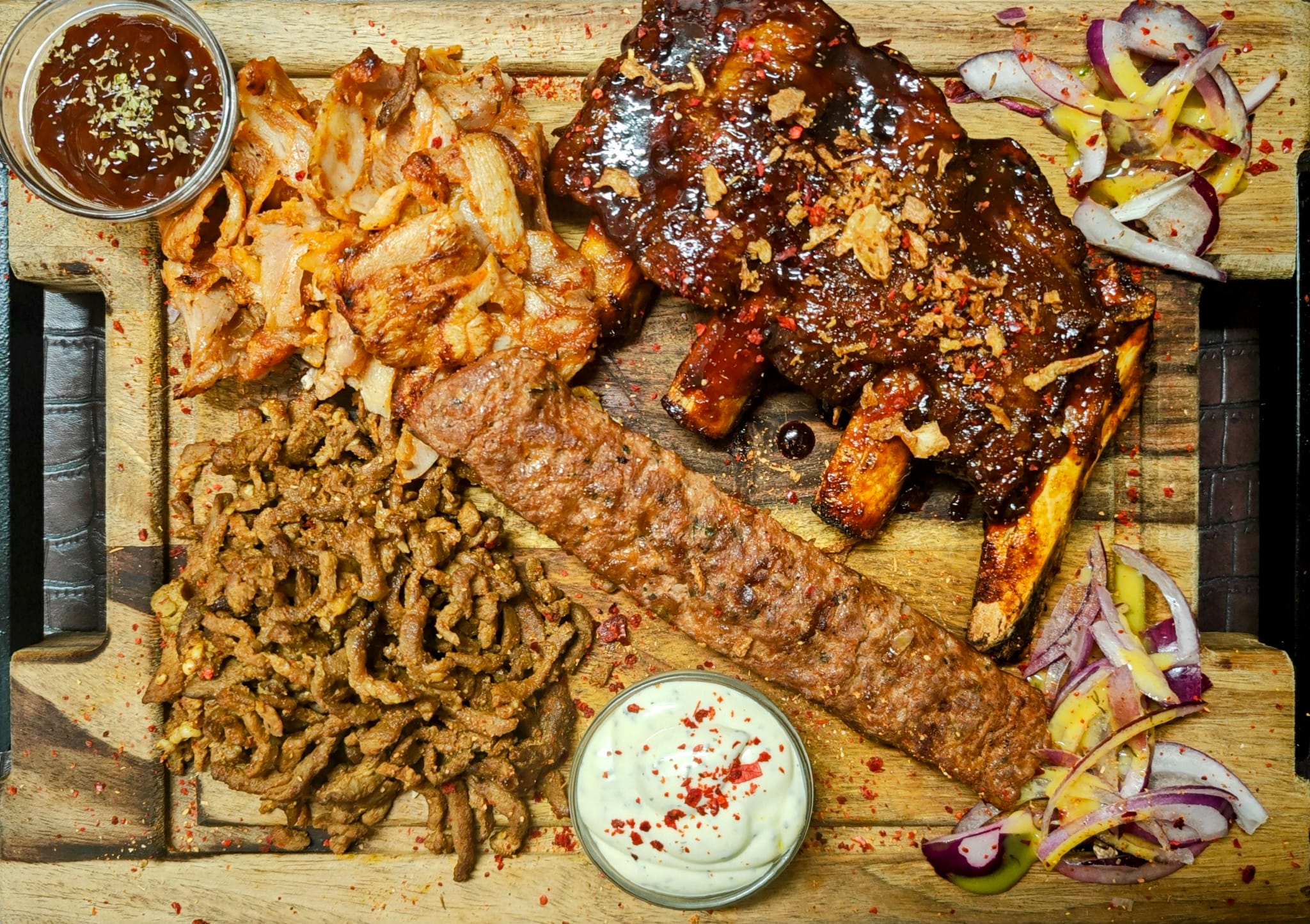 Arranged Food and Objects