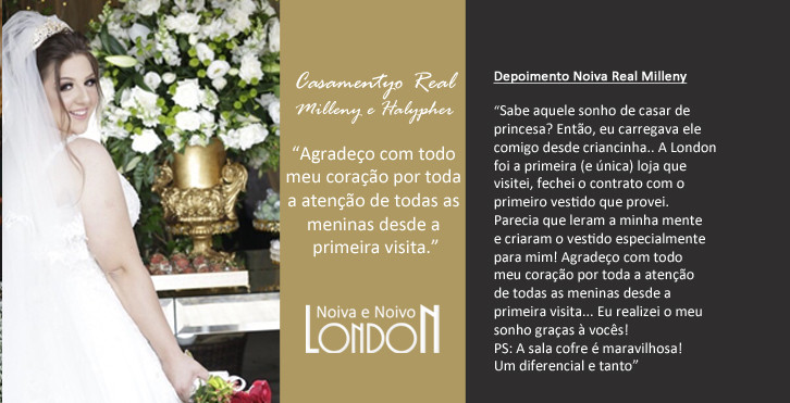 Casamento Real Milleny e Halypher