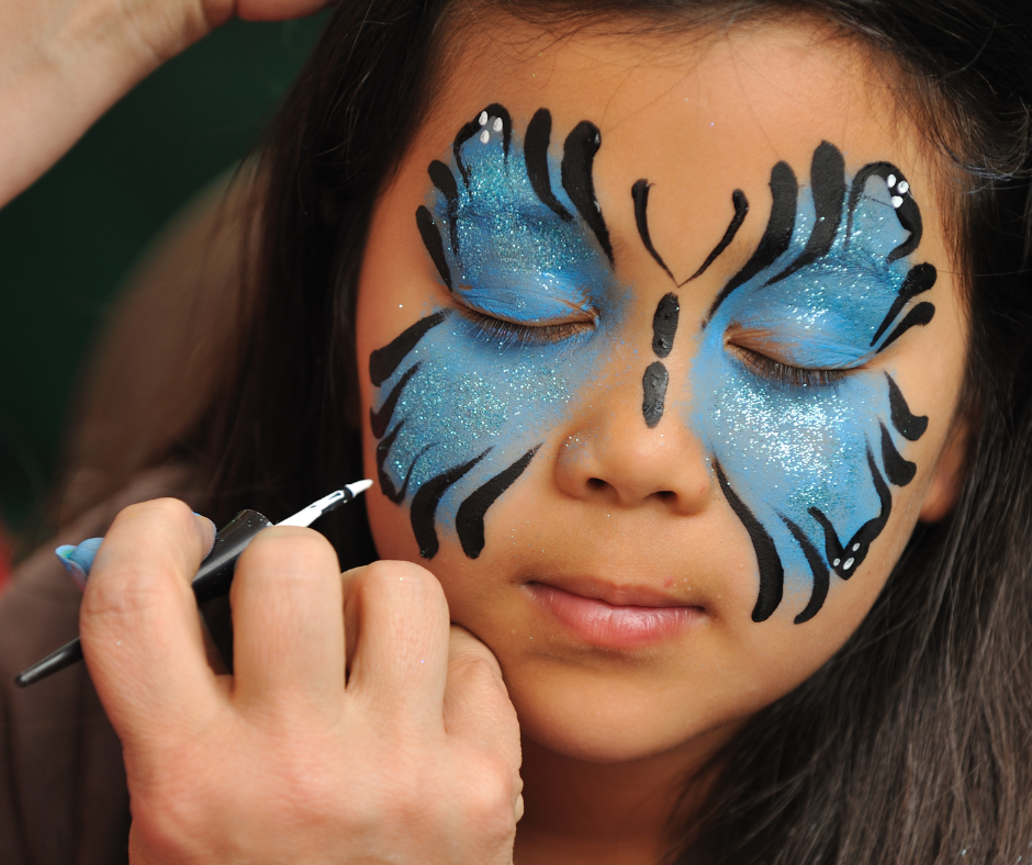 Face painting is actually a real art form, and the makeup artists who use faces as their canvas and transform them into animals or fantasy characters are truly talented