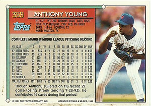 Topps Anthony Young