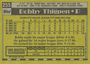 Topps Bobby Thigpen