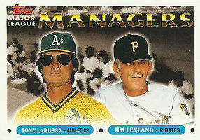 Topps Tony LaRussa Jim Leyland