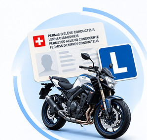 Demande de permis d'élève conducteur permis moto A1 A2 A
