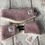 Thumbnail: Ponytail Harris Tweed Faux Fur Headband  - Dusty Pink