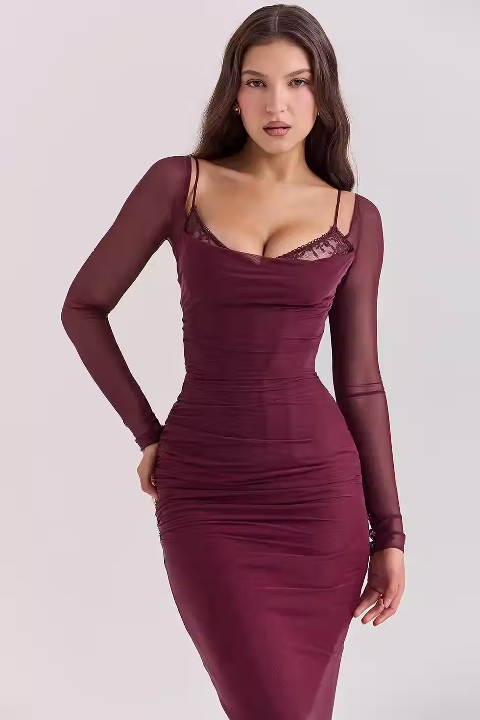 Thumbnail: Florence - Sophisticated maxi dress for weddings and semi-formal events.