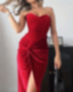 Margot - Tube twist maxi dress for bold and elegant evening events.