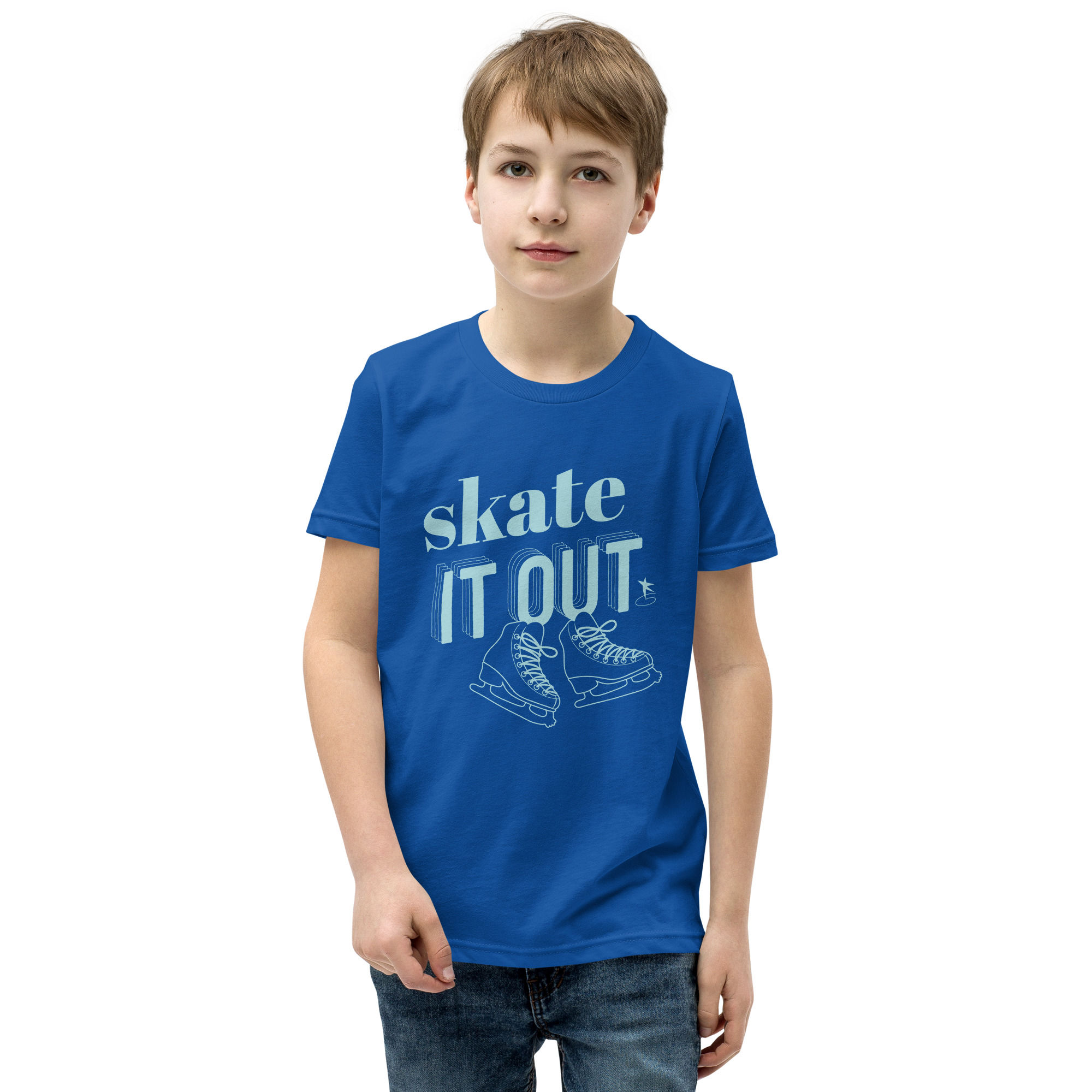 Skate it Out_Light Blue_Youth Unisex
