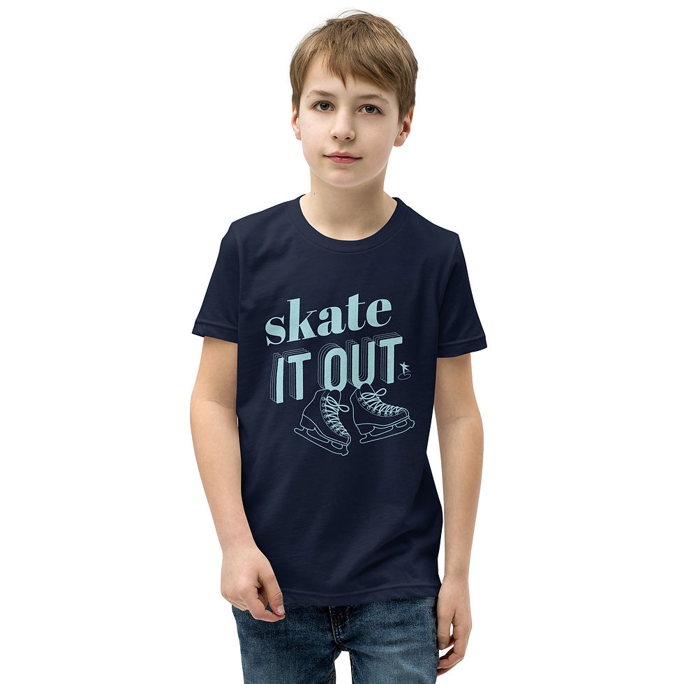 Thumbnail: Skate it Out_Light Blue_Youth Unisex