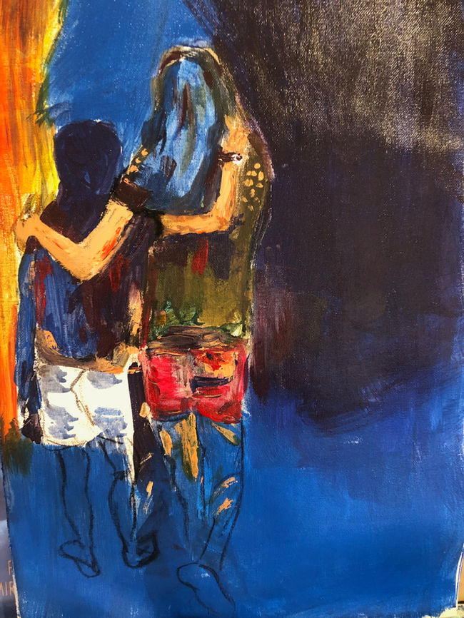 Abendspaziergang
Acryl auf Leinwand
42x30 cm ohne Rahmen