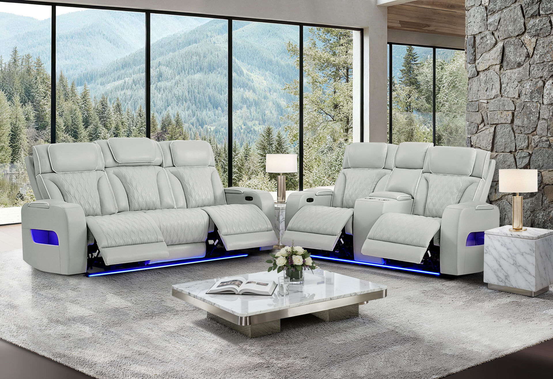 U8611 Reclining Living Room Set