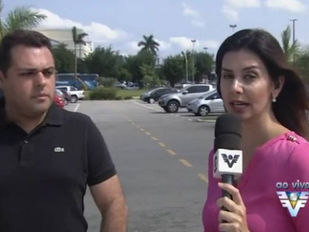 Equipe da Globo é assaltada ao vivo no Guarujá
