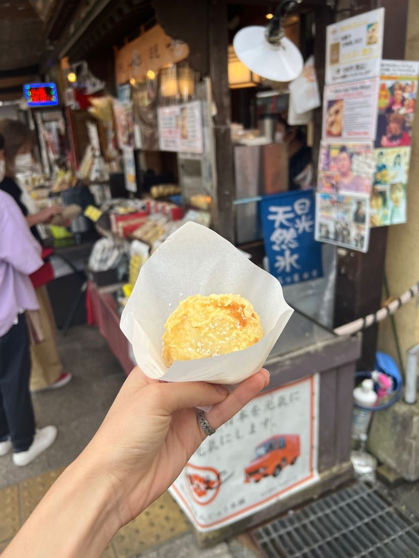 Red bean tempura